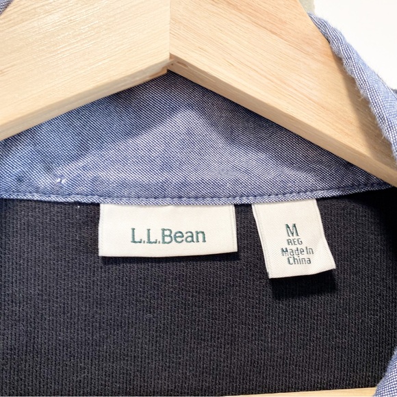L.L. Bean Rugby Henley Pullover - Picture 6 of 7